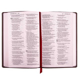 NKJV Brown Imitation Leather Value Ultra Thinline Bible Comfort Print