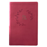 NKJV Pink Imitation Leather Value Ultra Thinline Bible Comfort Print