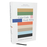 NKJV Hardcover Color Code Study Bible Red Letter