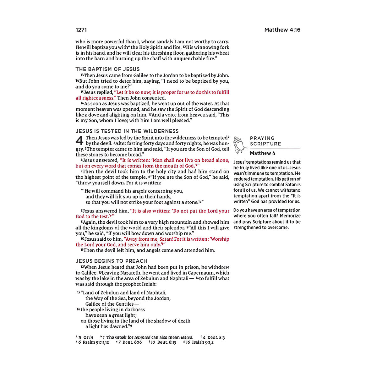 NIV Hardcover Prayer Bible Comfort Print