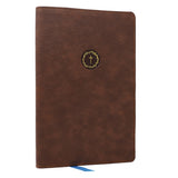 NKJV Brown Imitation Leather Spurgeon and the Gospels with Devotions Comfort Print