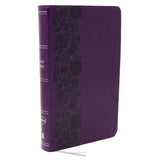NKJV Purple Imitation Leather End-of-Verse Reference Holy Bible Comfort Giant Print