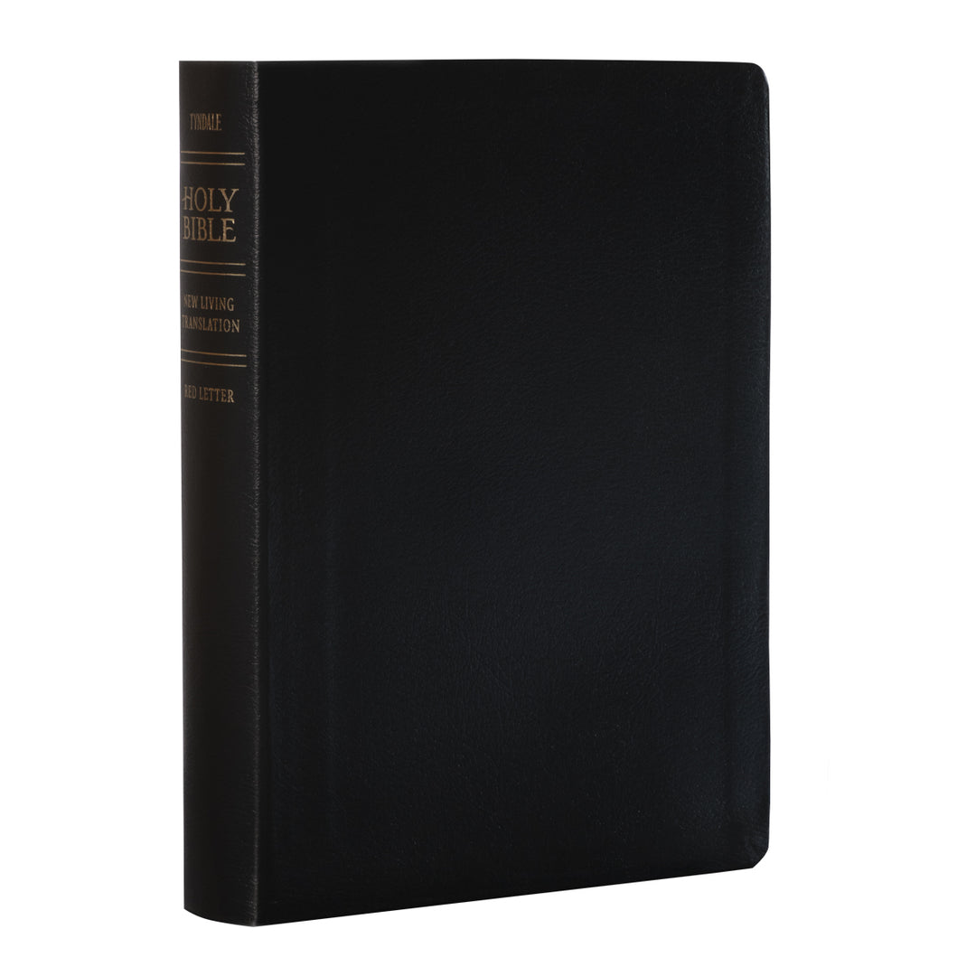 NLT Holy Bible Giant Print Indexed Black (Bonded Leather)