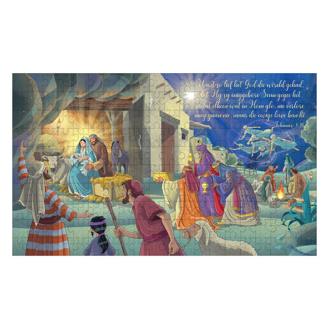 Die Eerste Kersfees (200 Pieces)(Cardboard Puzzle)