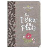 For I Know The Plans: Morning And Evening Devotional (Imitation Leather)