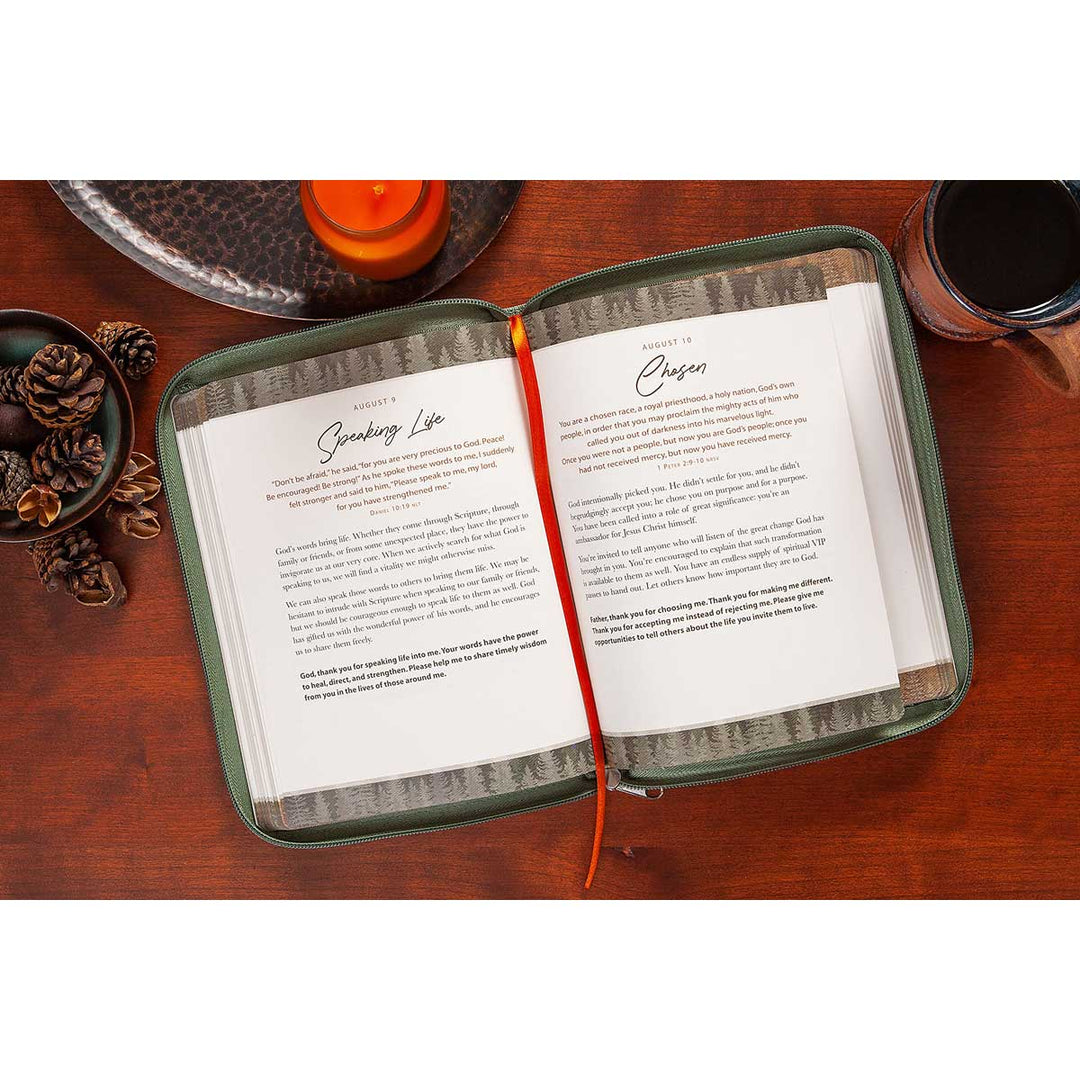 Strength For Today For Men: 365 Daily Devotions Zip (Imitation Leather)