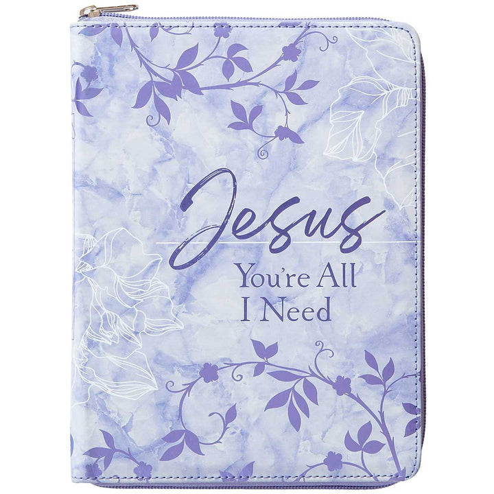 Jesus You're All I Need (Ziparound Devotionals)(Imitation Leather With Zip)