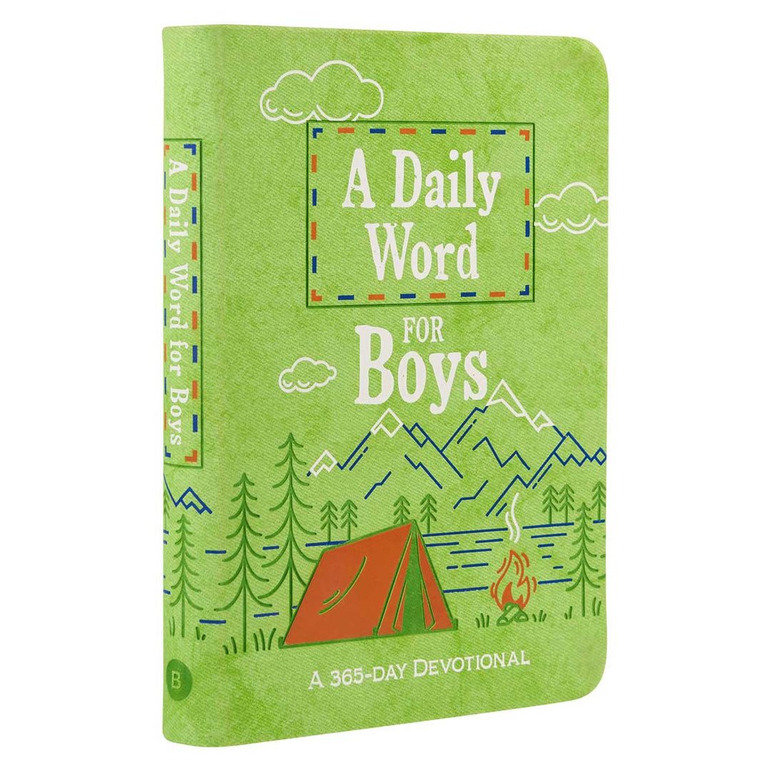 A Daily Word For Boys 365-Day Devotional (Imitation Leather)