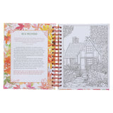 Words to Warm a Woman's Heart: Devotional Coloring Book (Spiral-Bound)