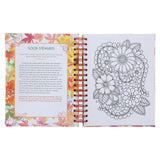 Words to Warm a Woman's Heart: Devotional Coloring Book (Spiral-Bound)