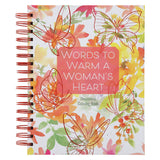 Words to Warm a Woman's Heart: Devotional Coloring Book (Spiral-Bound)