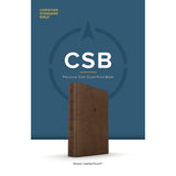 CSB Brown Imitation Leather Personal Size Bible Giant Print