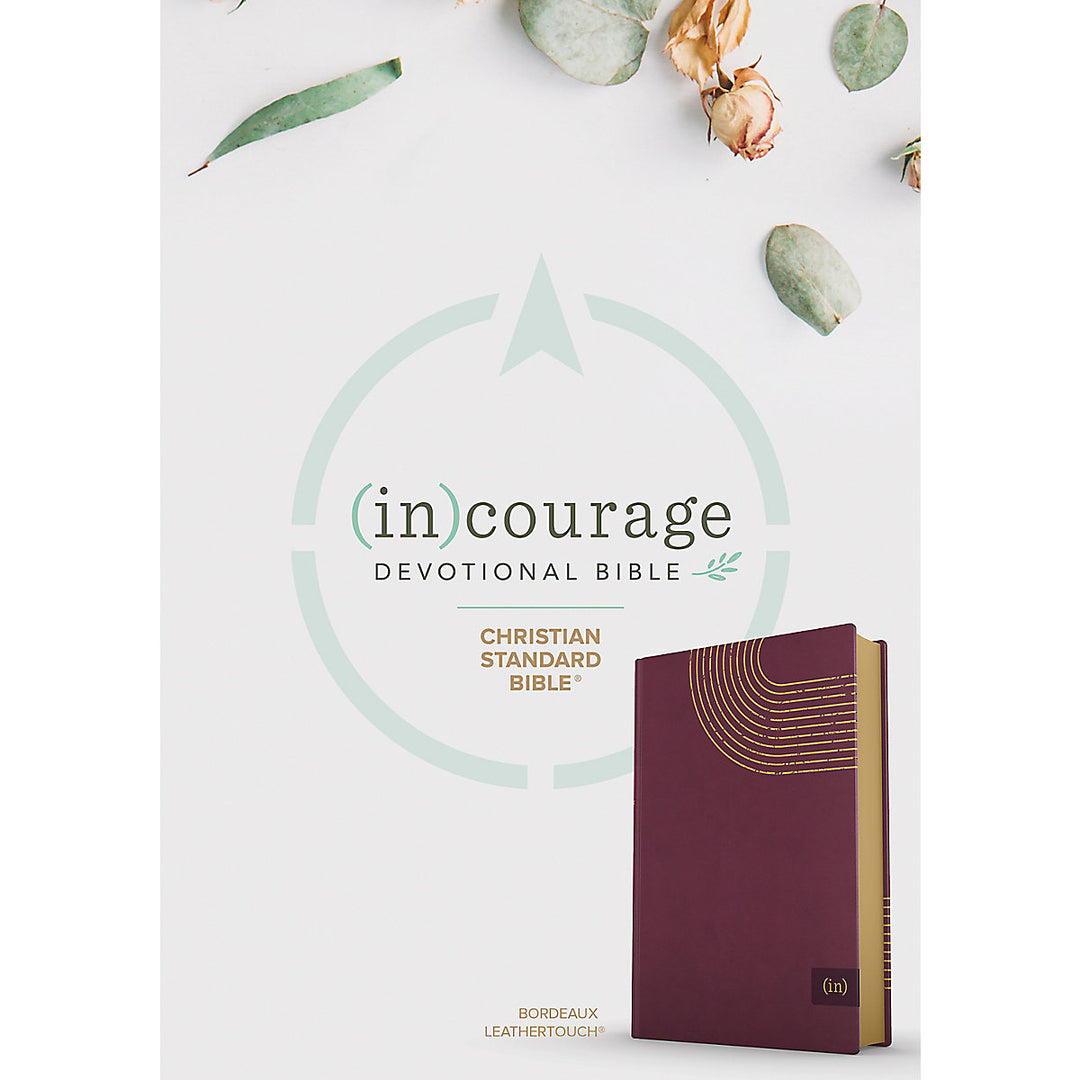 CSB Bordeaux Imitation Leather (In)Courage Devotional Bible