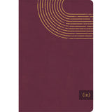 CSB Bordeaux Imitation Leather (In) Courage Devotional Bible Indexed