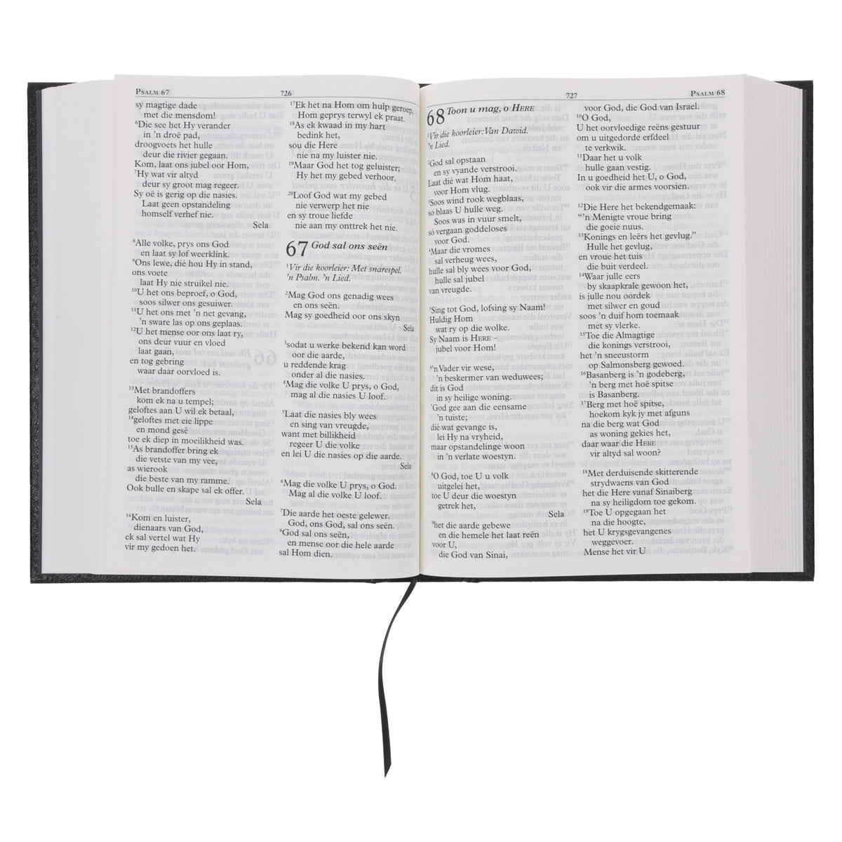 NLV Swart Hardeband Grootdruk Bybel