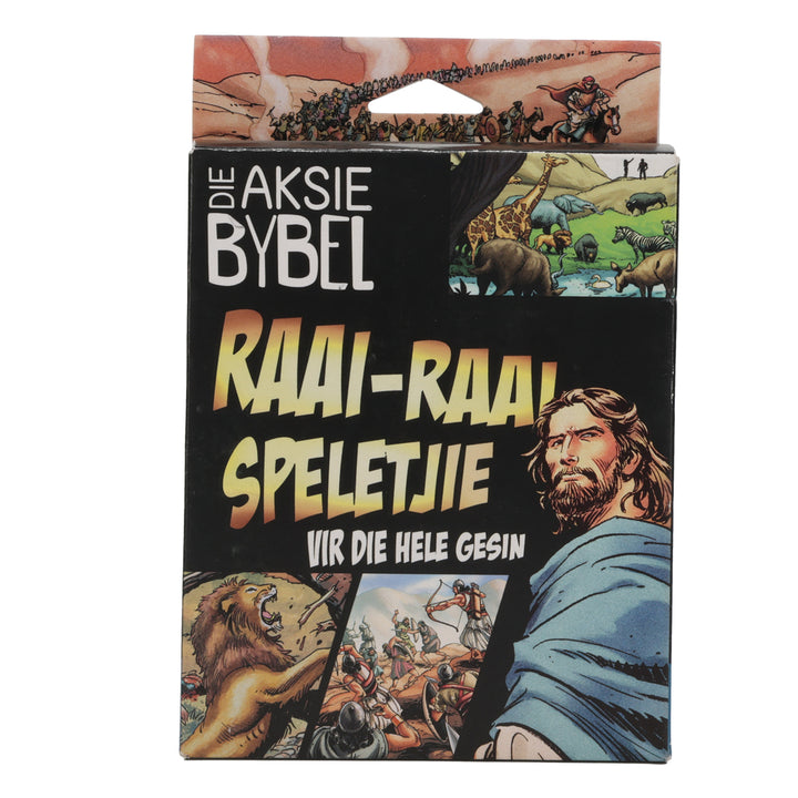 Die Aksie-Bybel Raai-Raai-Speletjie Vir Die Hele Gesin (Boksstel)