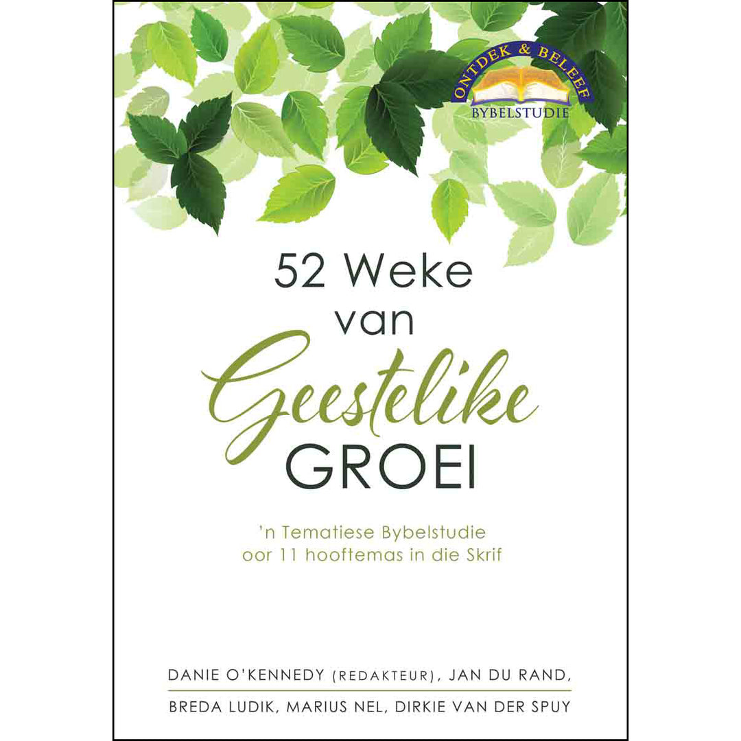 52 Weke Van Geestelike Groei (Sagteband)