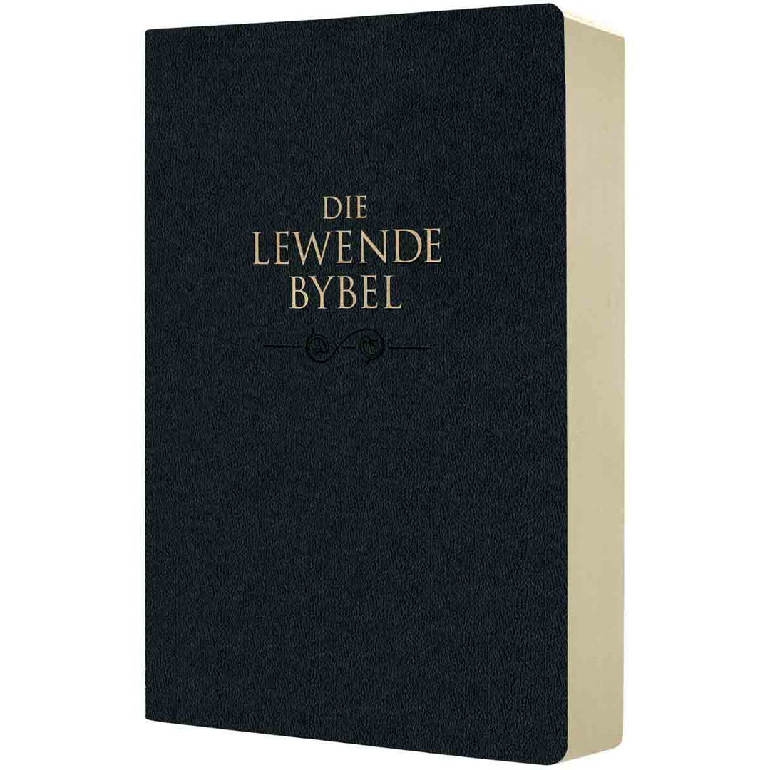 Lewende Vertaling Swart Kunsleer Bybel