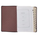 NLV Donkerbruin Kunsleer Toeligtingsbybel