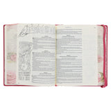KJV Pink Faux Leather Hardcover My Creative Bible