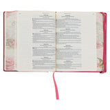 KJV Pink Faux Leather Hardcover My Creative Bible