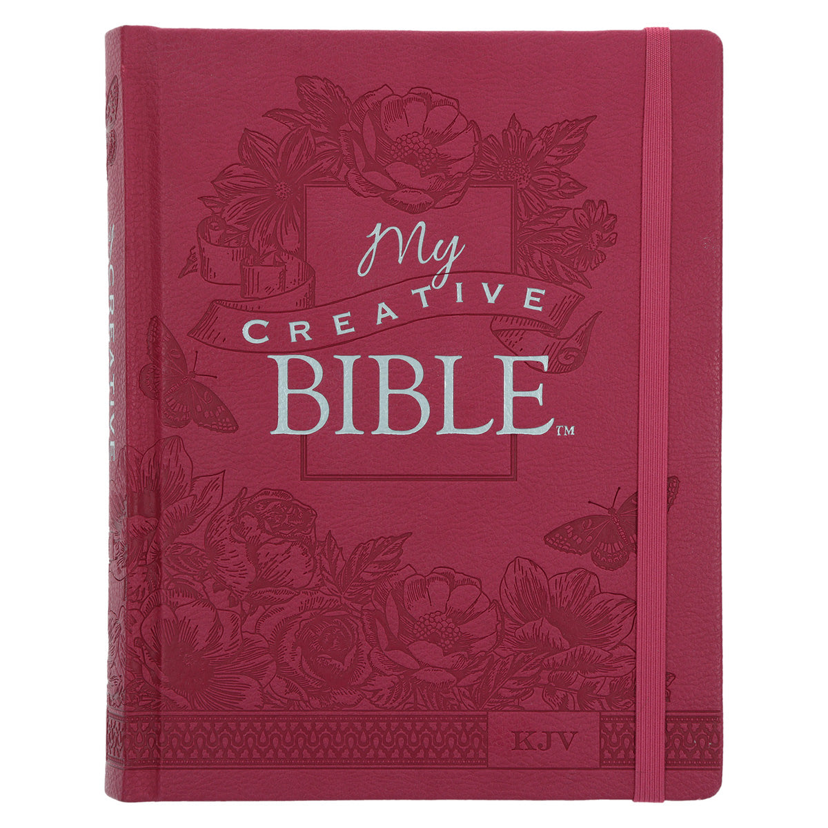 KJV Pink Faux Leather Hardcover My Creative Bible
