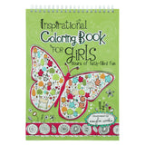 Inspirational Coloring Book For Girls (Wirebound)