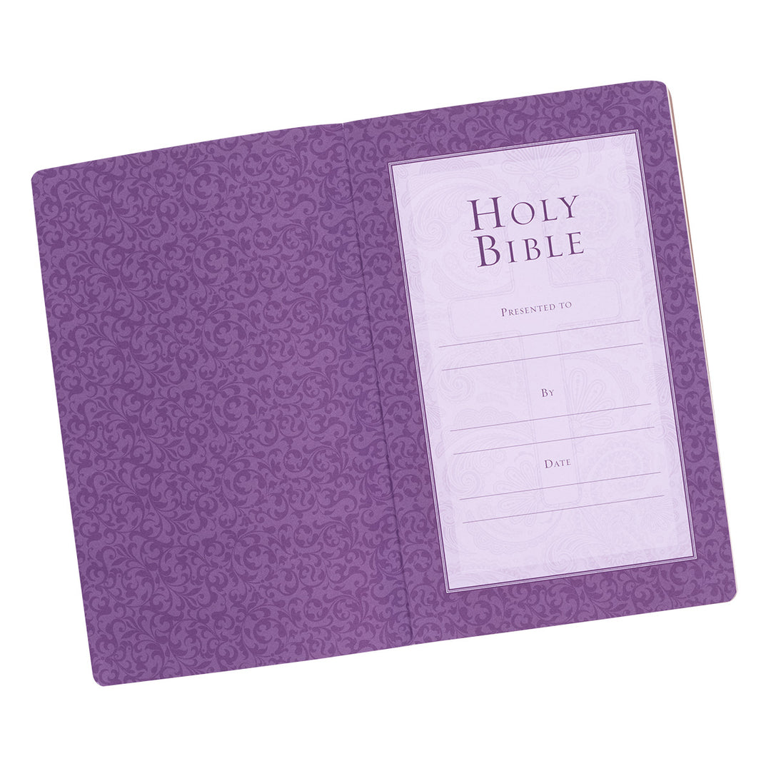 KJV Purple Faux Leather Gift Edition Bible