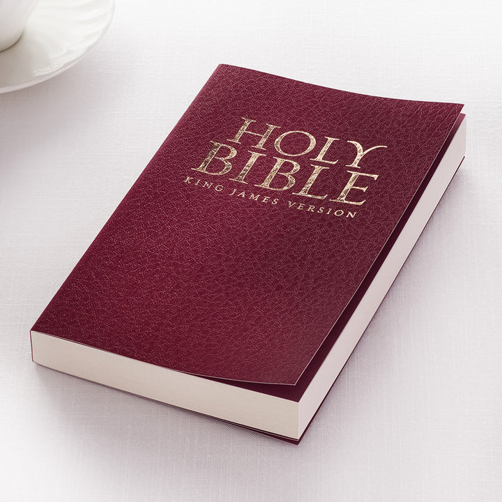 KJV Burgundy Faux Leather Gift Edition Bible