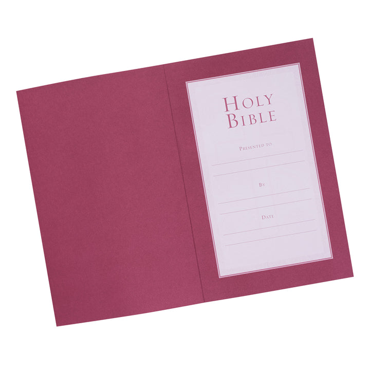 KJV Burgundy Faux Leather Gift Edition Bible