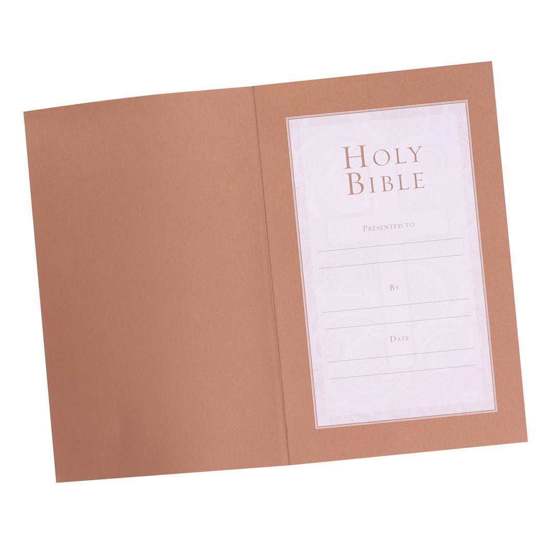 KJV Antique Gold Faux Leather Gift Edition Bible