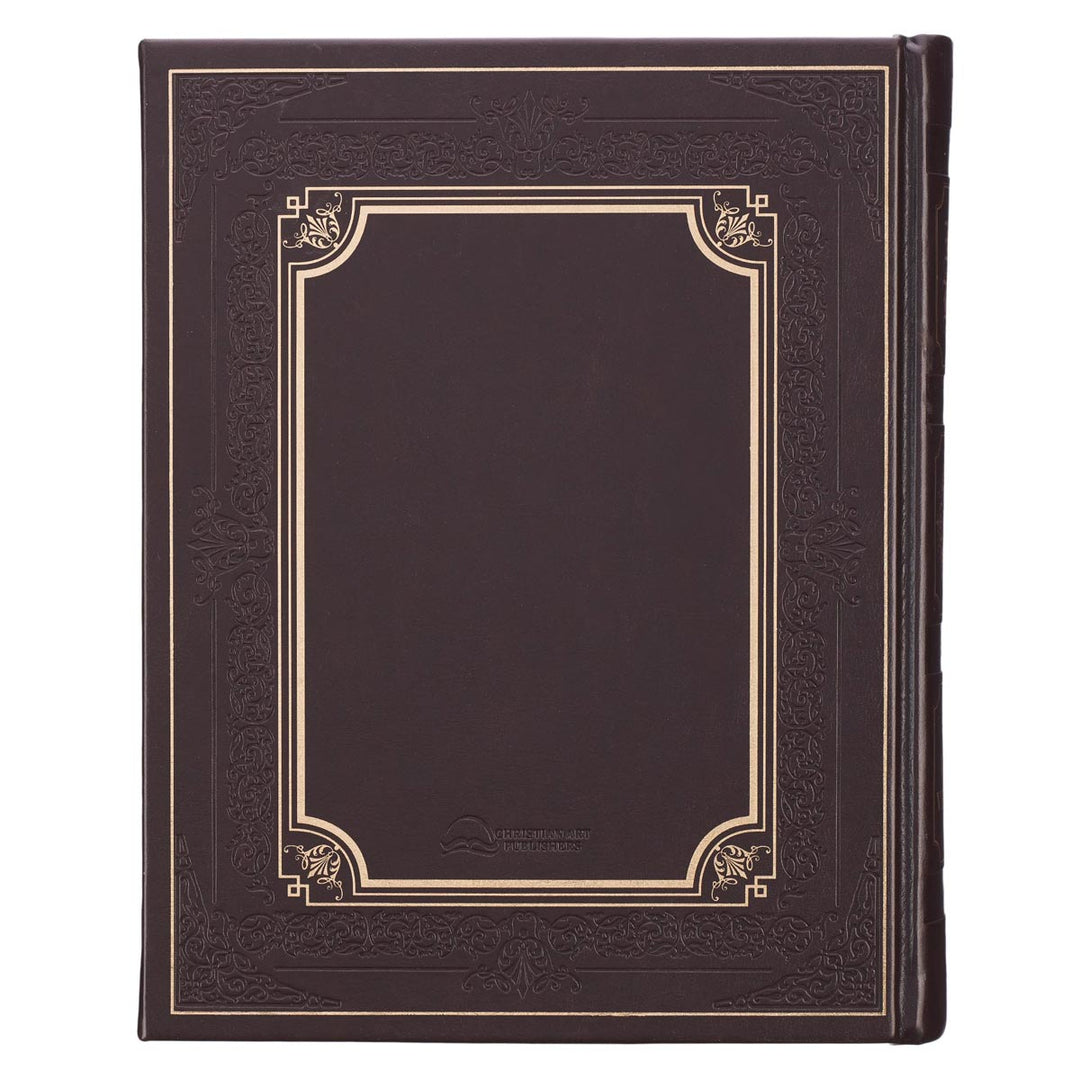 KJV Brown Faux Leather Family Bible