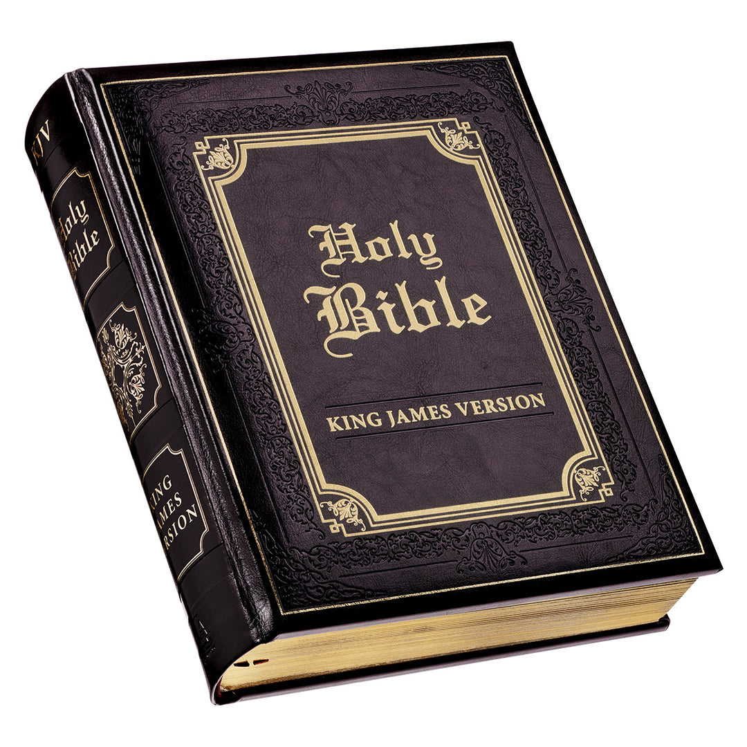 KJV Brown Faux Leather Family Bible