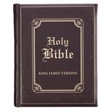 KJV Brown Faux Leather Family Bible