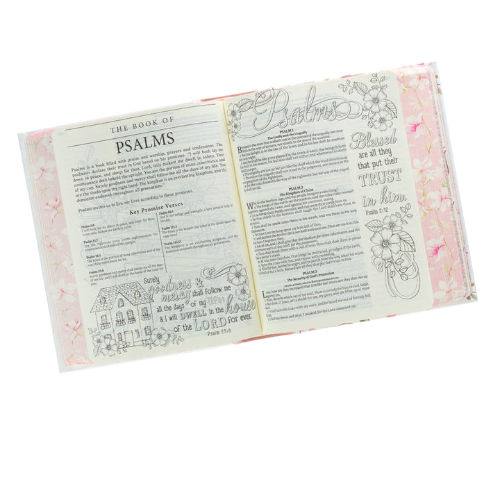 KJV Flower Garland Hardcover My Promise Bible