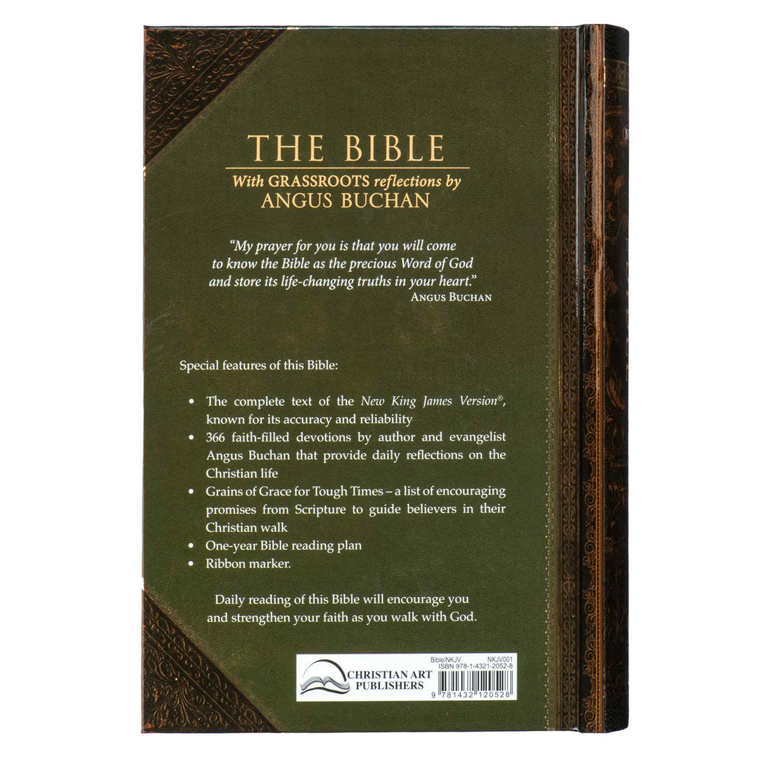 NKJV The Bible With Grassroots Reflections Hardcover