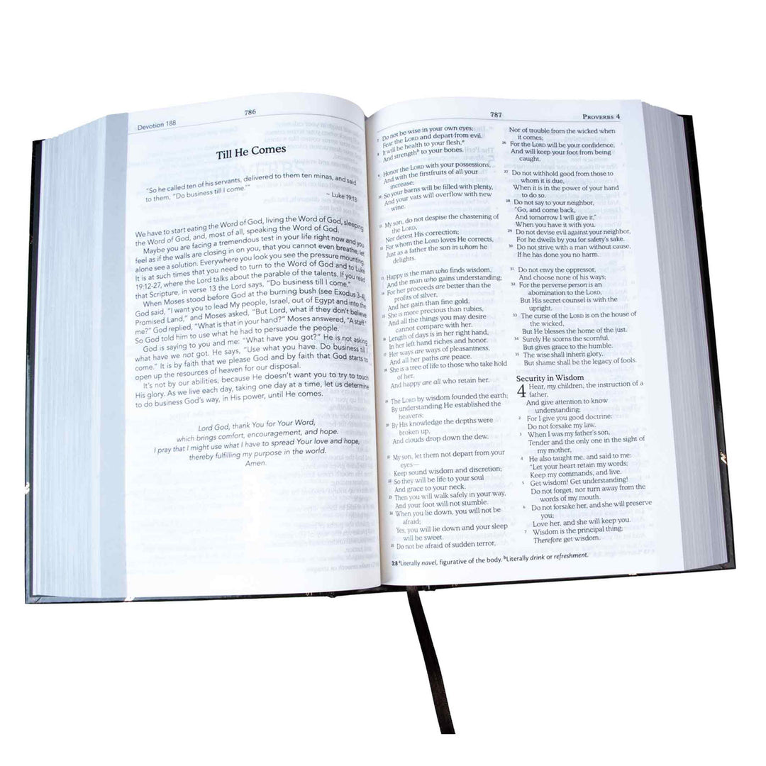NKJV The Bible With Grassroots Reflections Hardcover