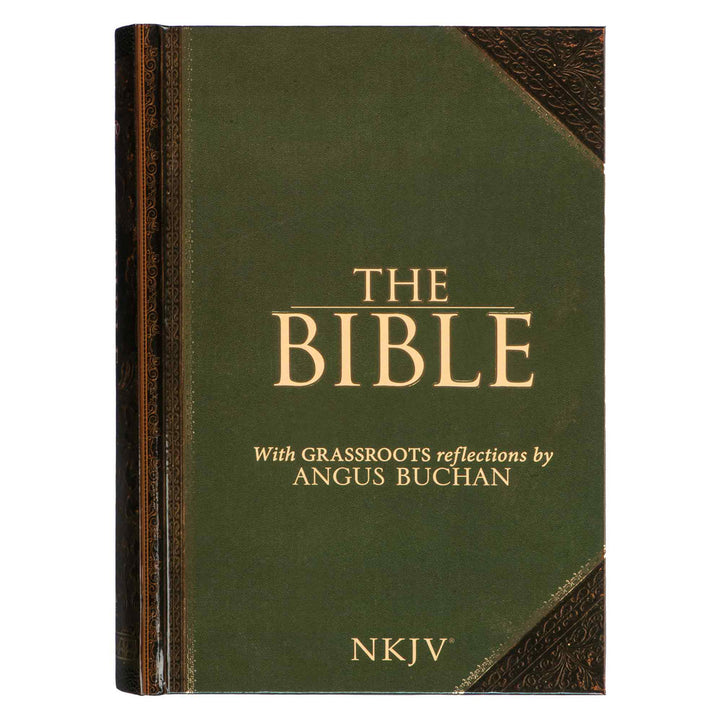 NKJV The Bible With Grassroots Reflections Hardcover