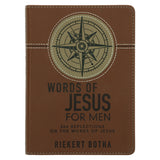 Words of Jesus for Men: 366 Reflections on the Words of Jesus (Faux Leather)