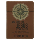 Words of Jesus for Men: 366 Reflections on the Words of Jesus (Faux Leather)