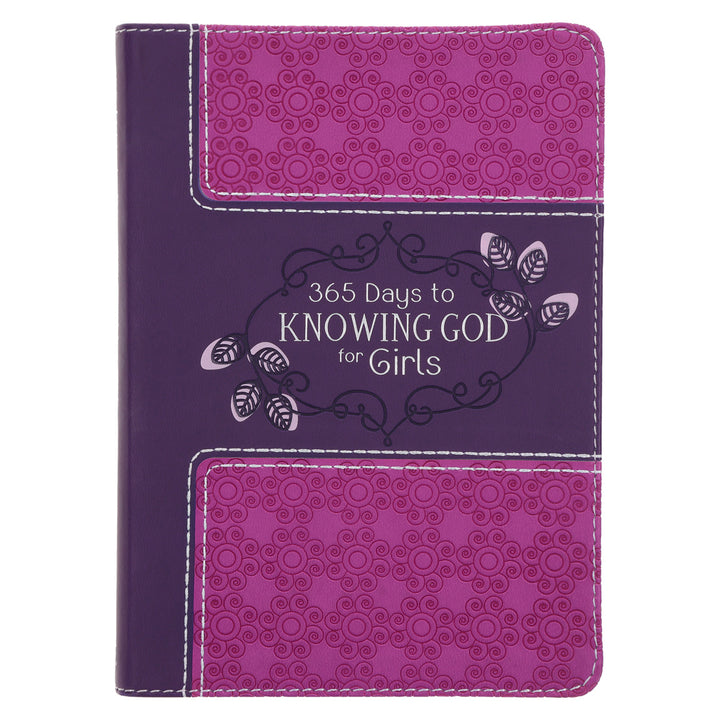 365 Days To Knowing God For Girls Faux Leather