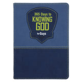 365 Days To Knowing God For Guys Faux Leather