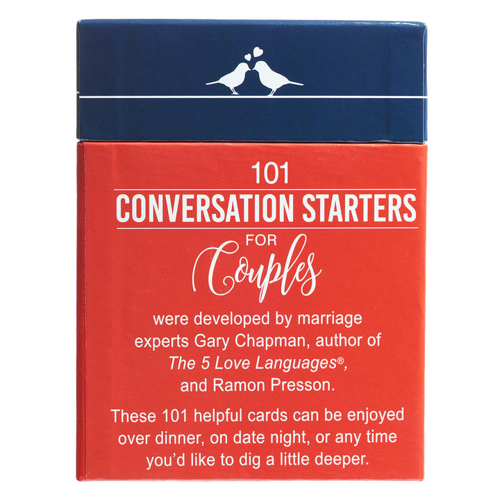 101 Conversation Starters For Couples Cards (Boxed Cards)