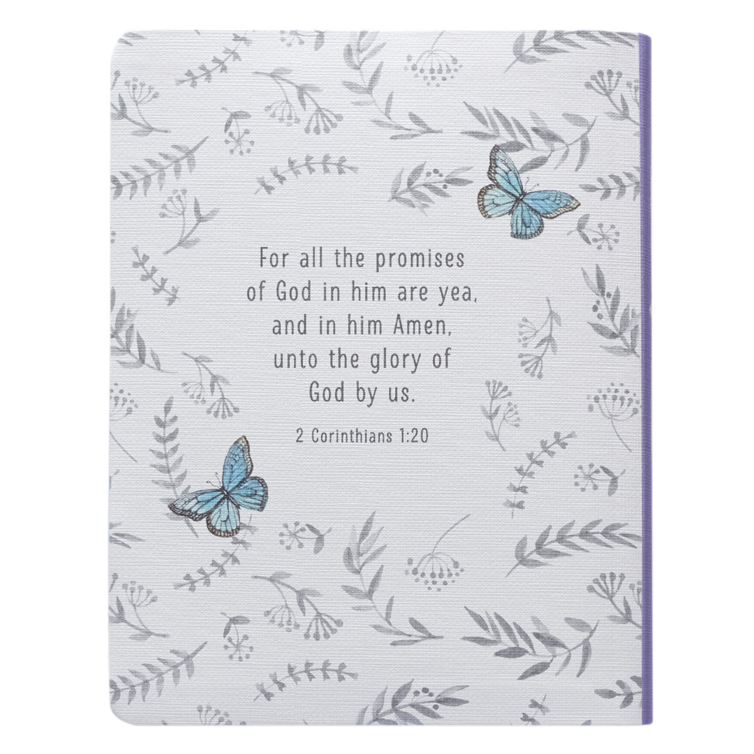 KJV Butterflies Flexcover Faux Leather My Promise Bible