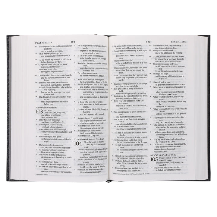 ESV Standard Bible Black Hardcover