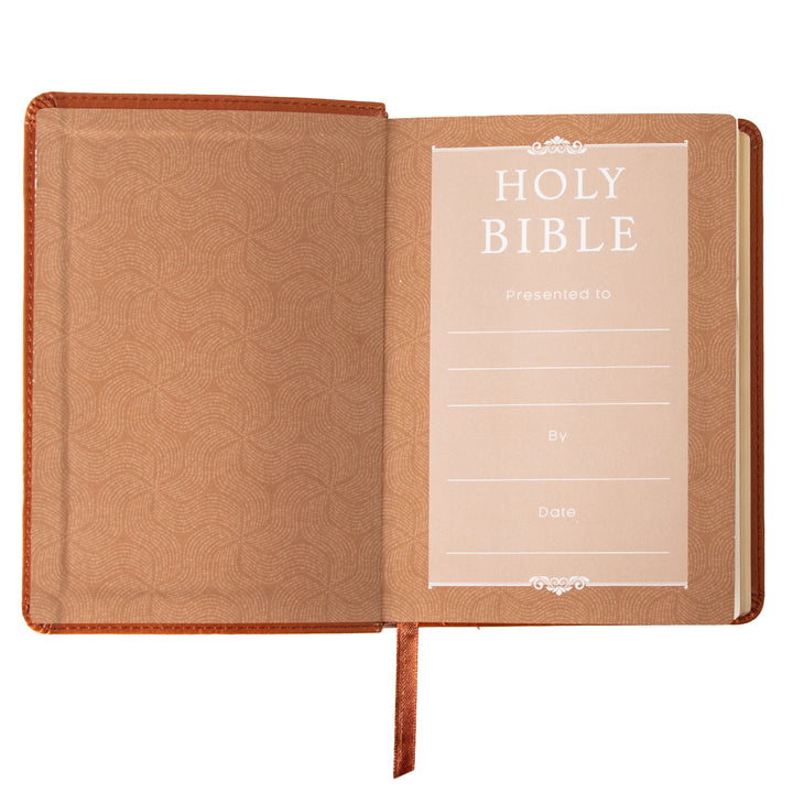 ESV Tan Faux Leather Compact Bible