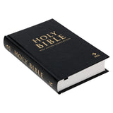 NLT Compact Bible Black Hardcover