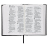 NLT Compact Bible Black Hardcover