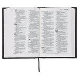 NLT Compact Bible Black Hardcover