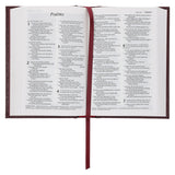 NLT Compact Bible Burgundy Hardcover